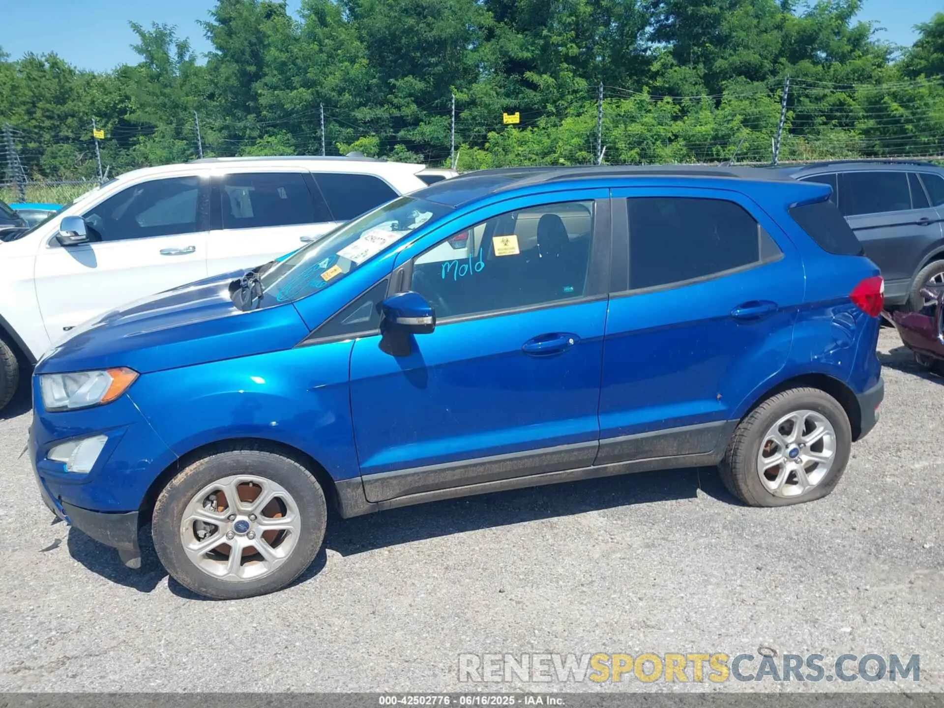 11 fotografías del automóvil dañado MAJ3S2GE8KC291617 FORD ECOSPORT 2019
