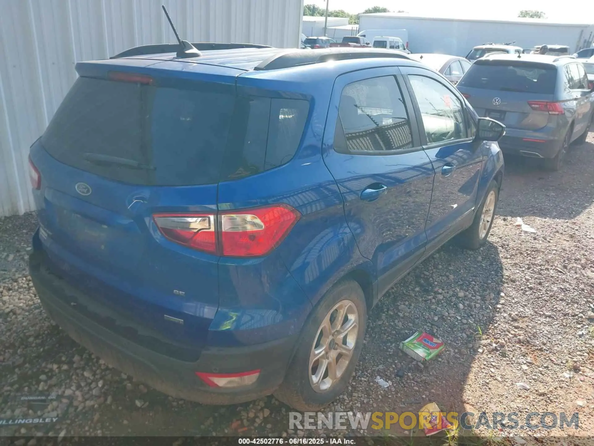 4 fotografías del automóvil dañado MAJ3S2GE8KC291617 FORD ECOSPORT 2019