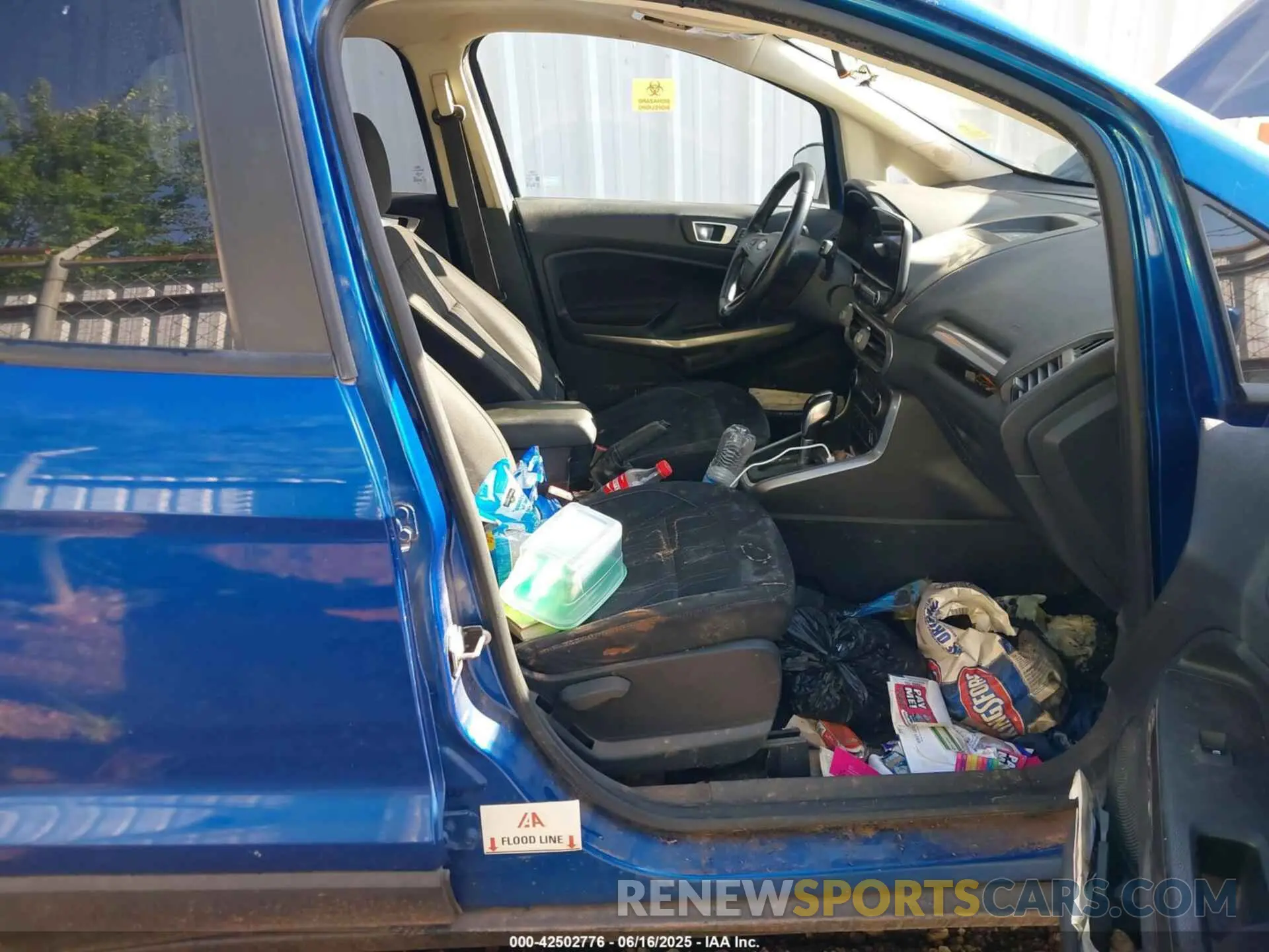 5 fotografías del automóvil dañado MAJ3S2GE8KC291617 FORD ECOSPORT 2019