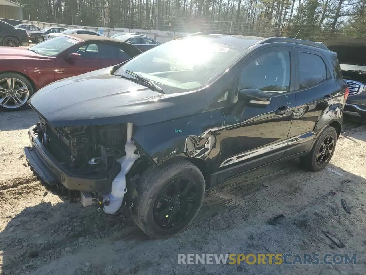 1 fotografías del automóvil dañado MAJ3S2GE9KC257783 FORD ECOSPORT 2019