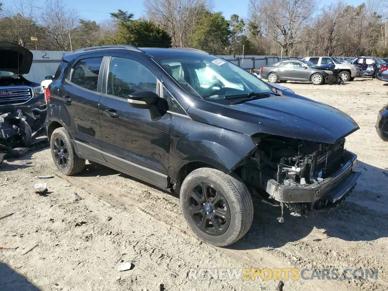4 fotografías del automóvil dañado MAJ3S2GE9KC257783 FORD ECOSPORT 2019