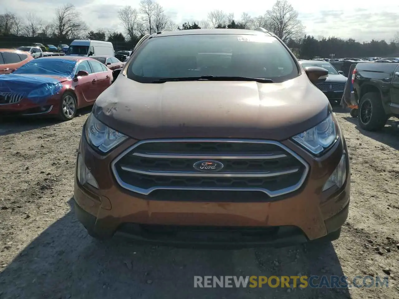 5 fotografías del automóvil dañado MAJ3S2GEXKC269571 FORD ECOSPORT 2019