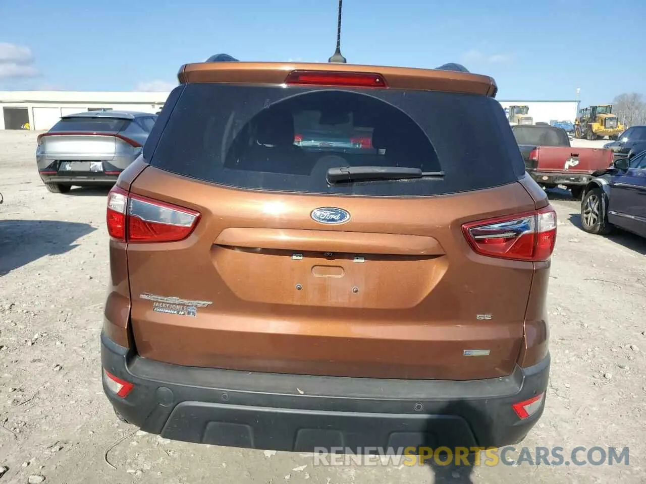 6 fotografías del automóvil dañado MAJ3S2GEXKC269571 FORD ECOSPORT 2019