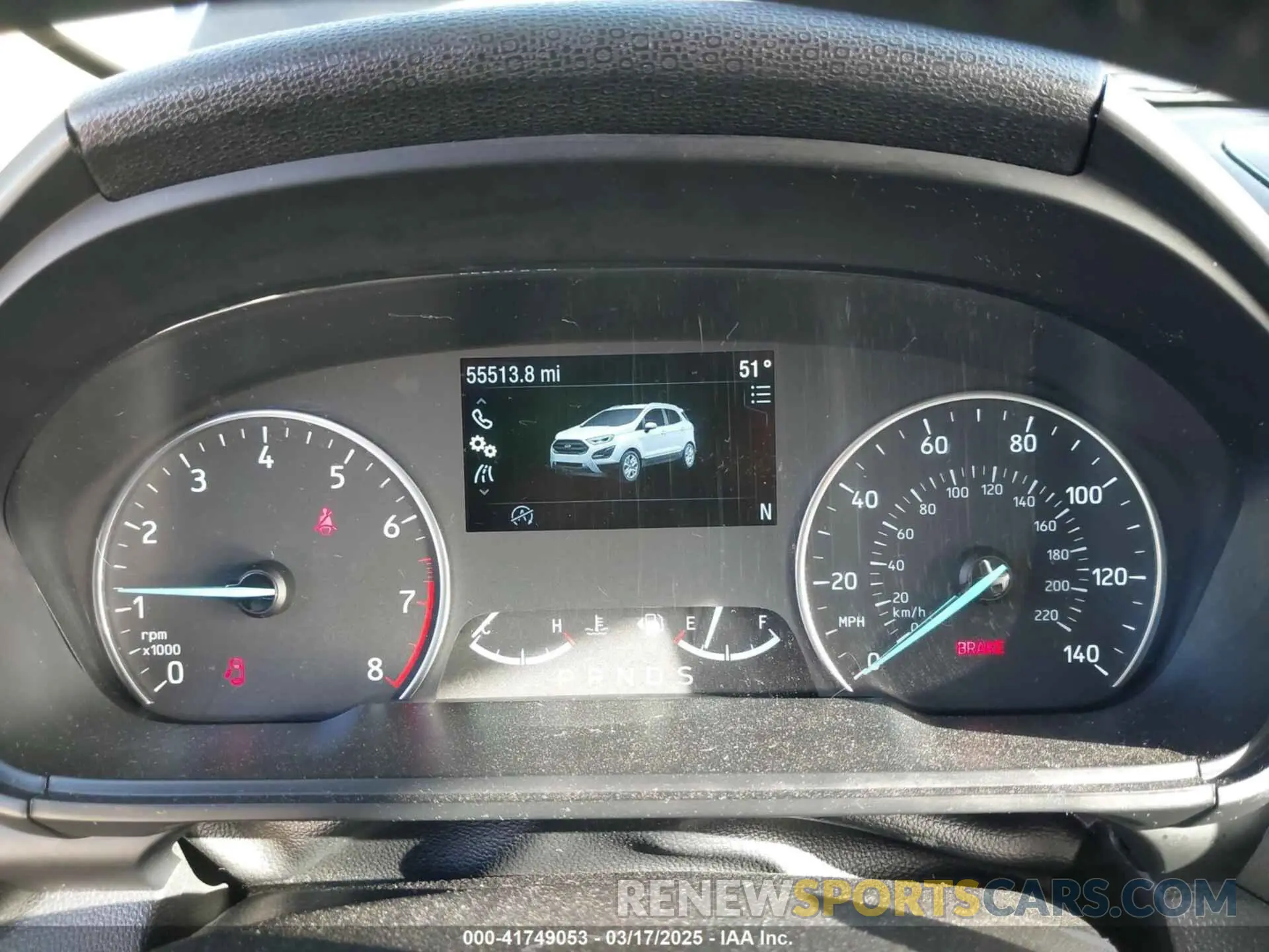 7 fotografías del automóvil dañado MAJ3S2GEXKC287231 FORD ECOSPORT 2019