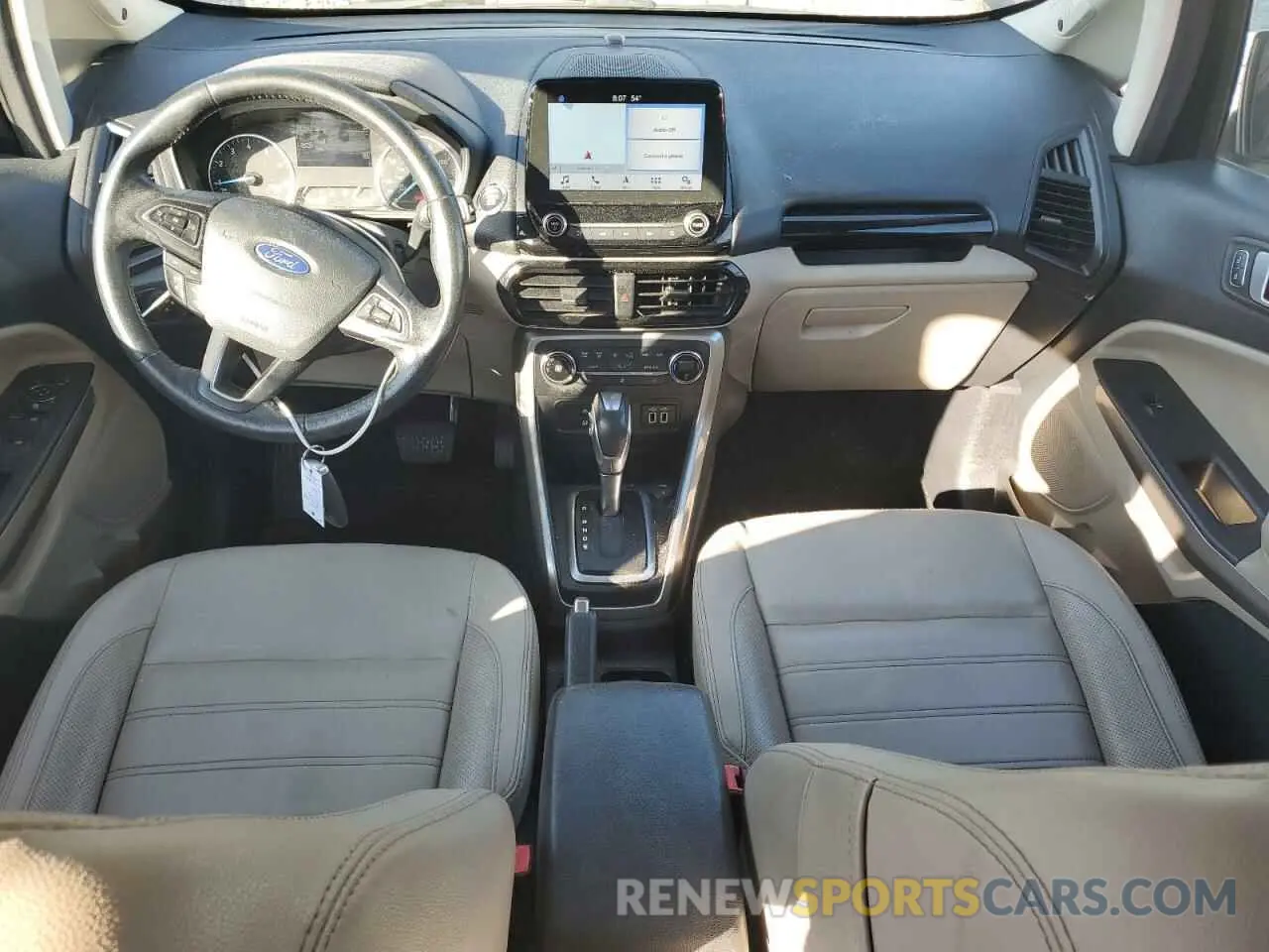 8 fotografías del automóvil dañado MAJ3S2KE1KC276349 FORD ECOSPORT 2019