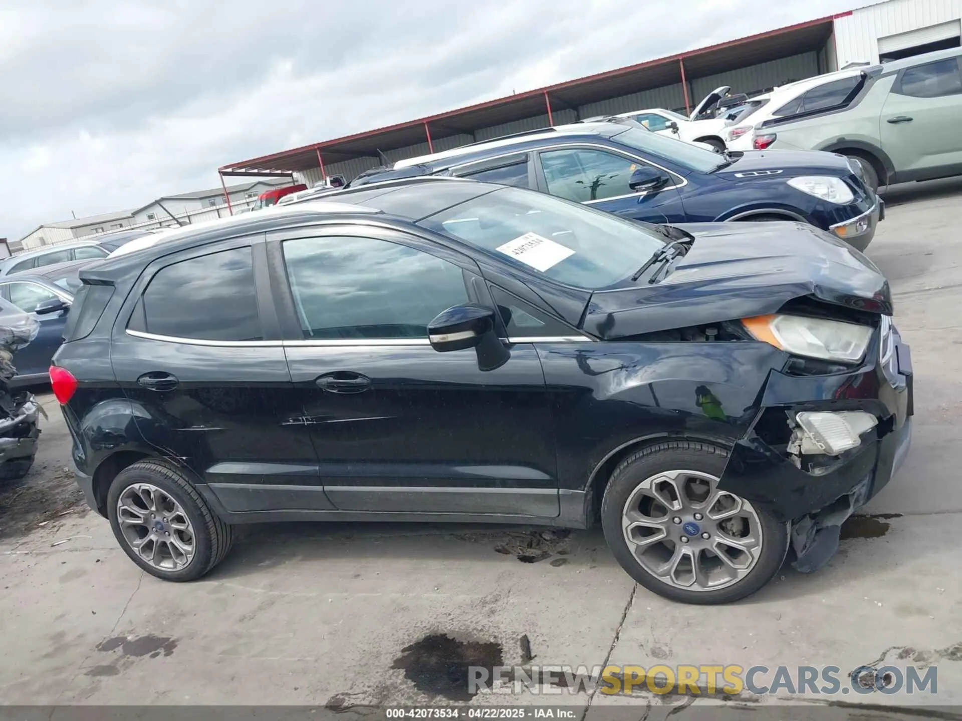 13 fotografías del automóvil dañado MAJ3S2KE5KC267816 FORD ECOSPORT 2019