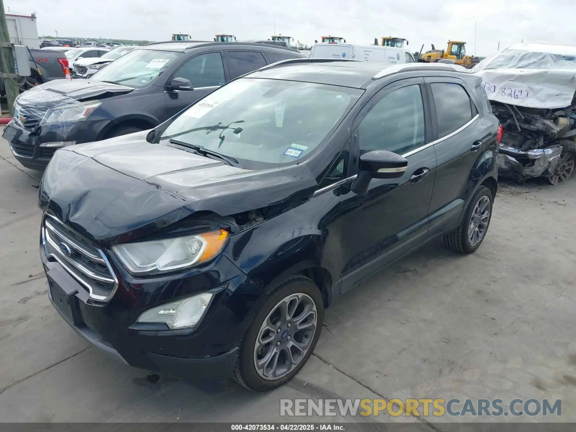 2 fotografías del automóvil dañado MAJ3S2KE5KC267816 FORD ECOSPORT 2019