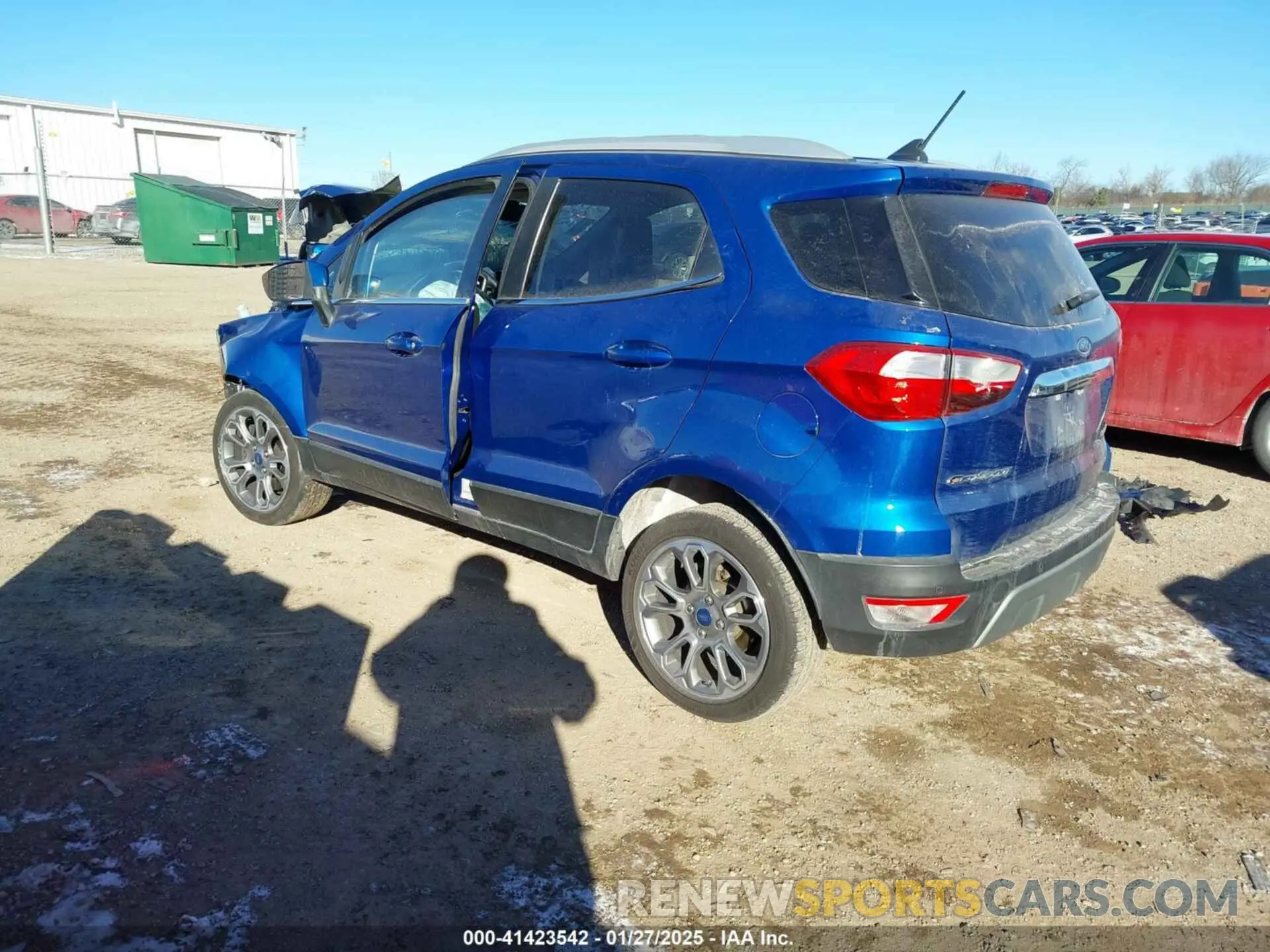 3 fotografías del automóvil dañado MAJ3S2KE8KC253571 FORD ECOSPORT 2019