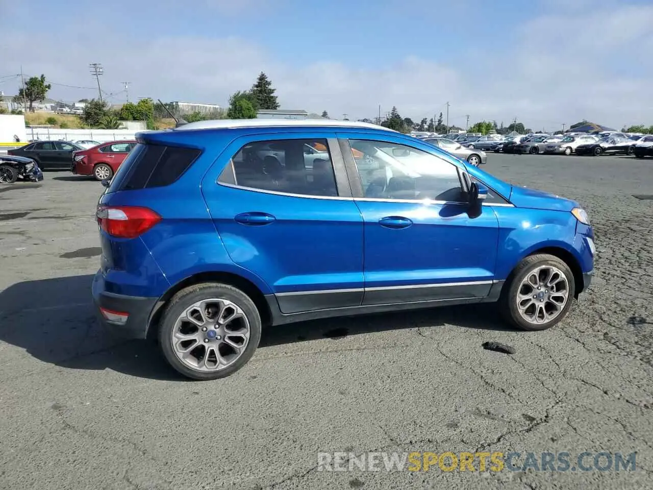 3 fotografías del automóvil dañado MAJ3S2KE9KC268130 FORD ECOSPORT 2019