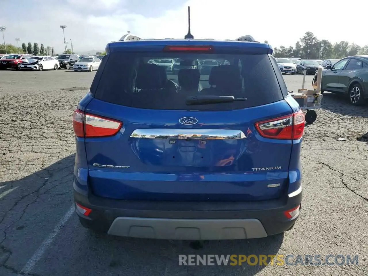6 fotografías del automóvil dañado MAJ3S2KE9KC268130 FORD ECOSPORT 2019