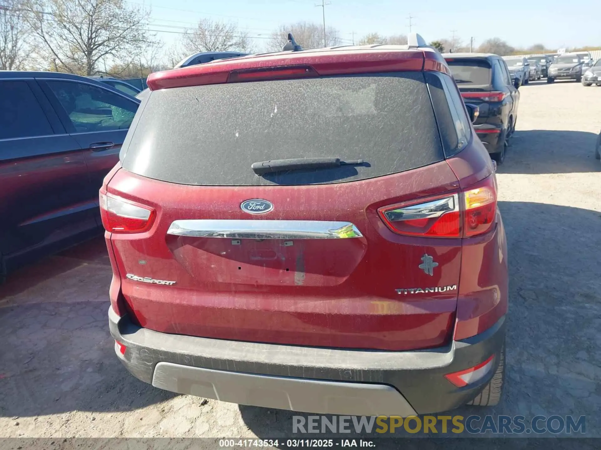 15 fotografías del automóvil dañado MAJ3S2KEXKC272574 FORD ECOSPORT 2019