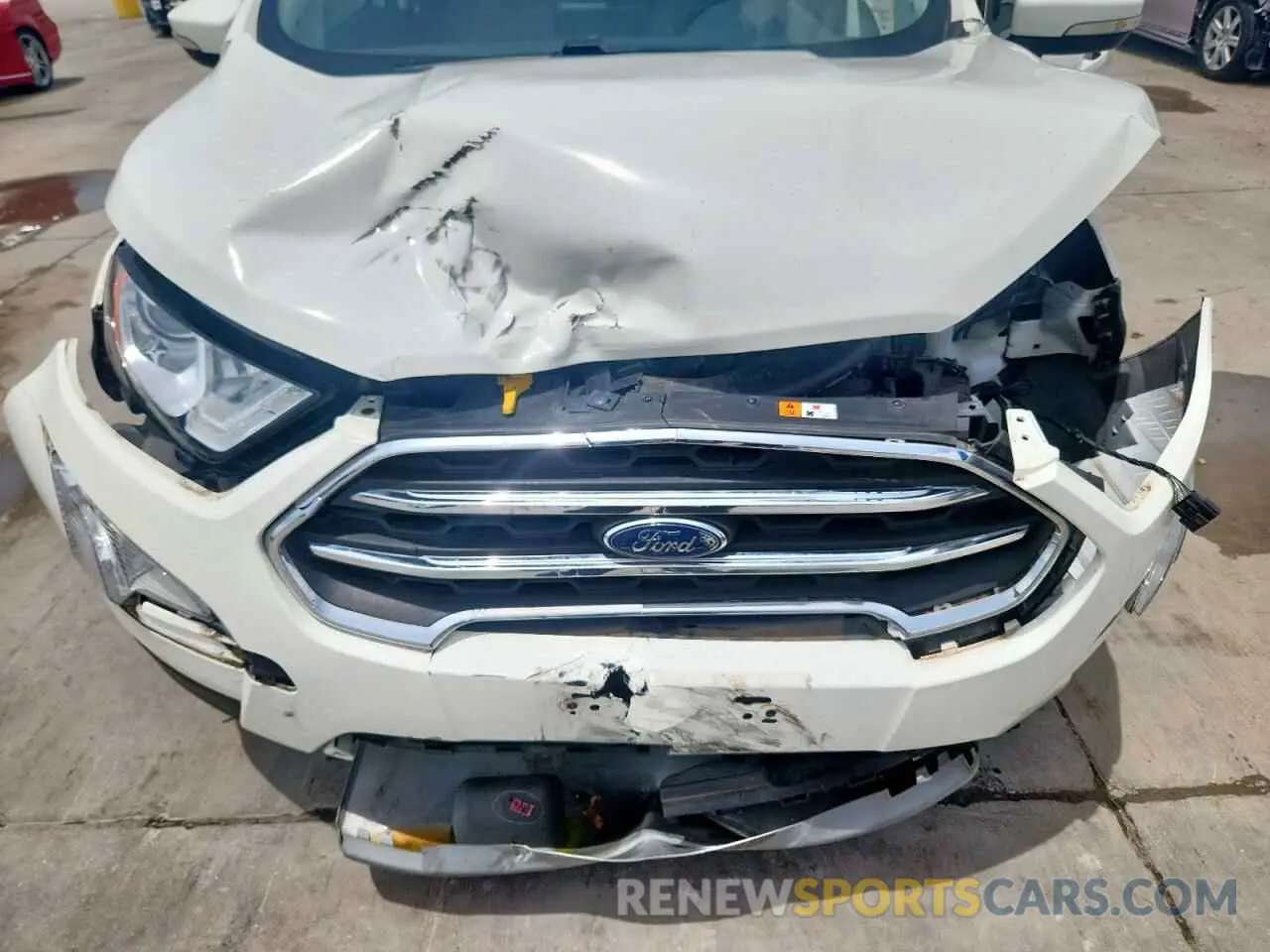 12 fotografías del automóvil dañado MAJ3S2KEXKC297460 FORD ECOSPORT 2019