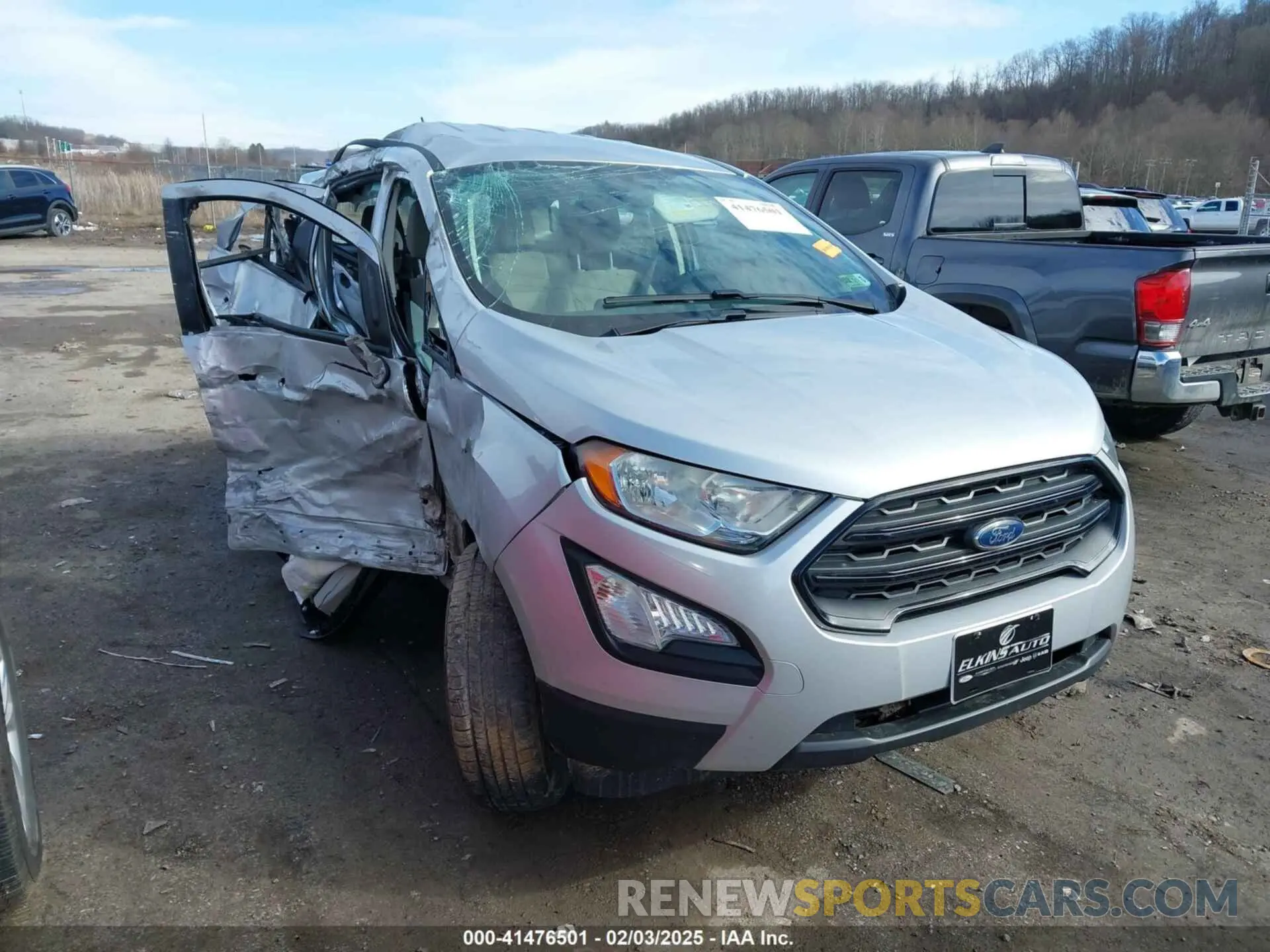 1 fotografías del automóvil dañado MAJ6S3FL0KC264995 FORD ECOSPORT 2019