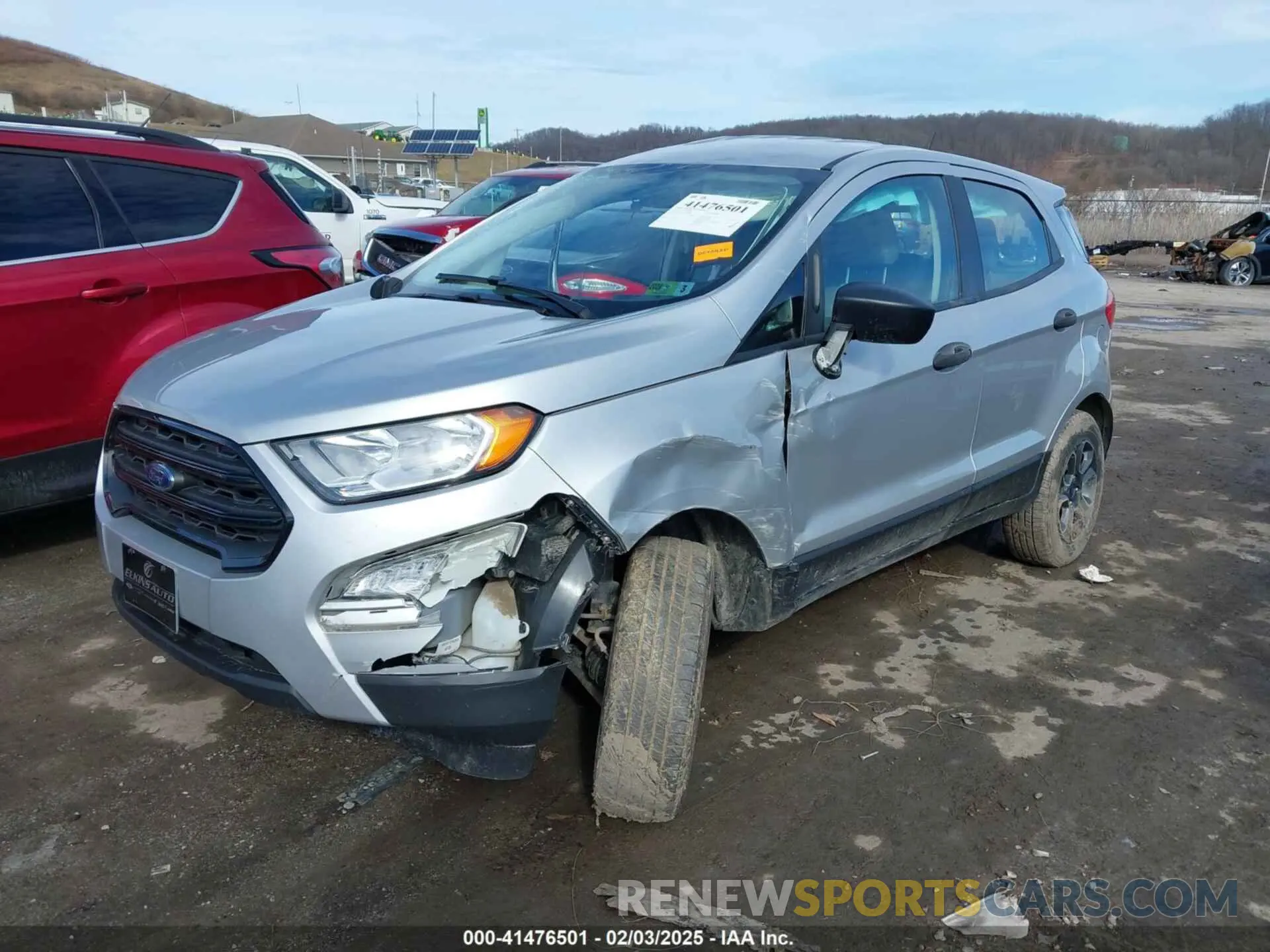 2 fotografías del automóvil dañado MAJ6S3FL0KC264995 FORD ECOSPORT 2019