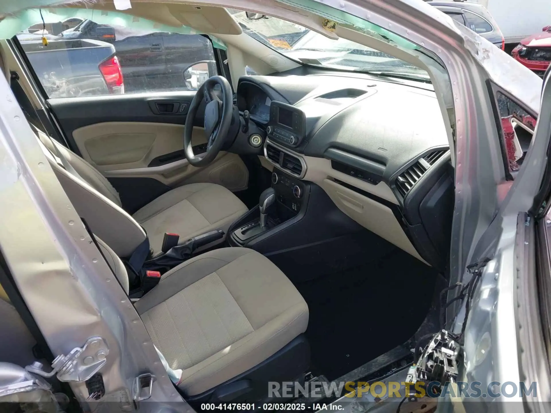 5 fotografías del automóvil dañado MAJ6S3FL0KC264995 FORD ECOSPORT 2019