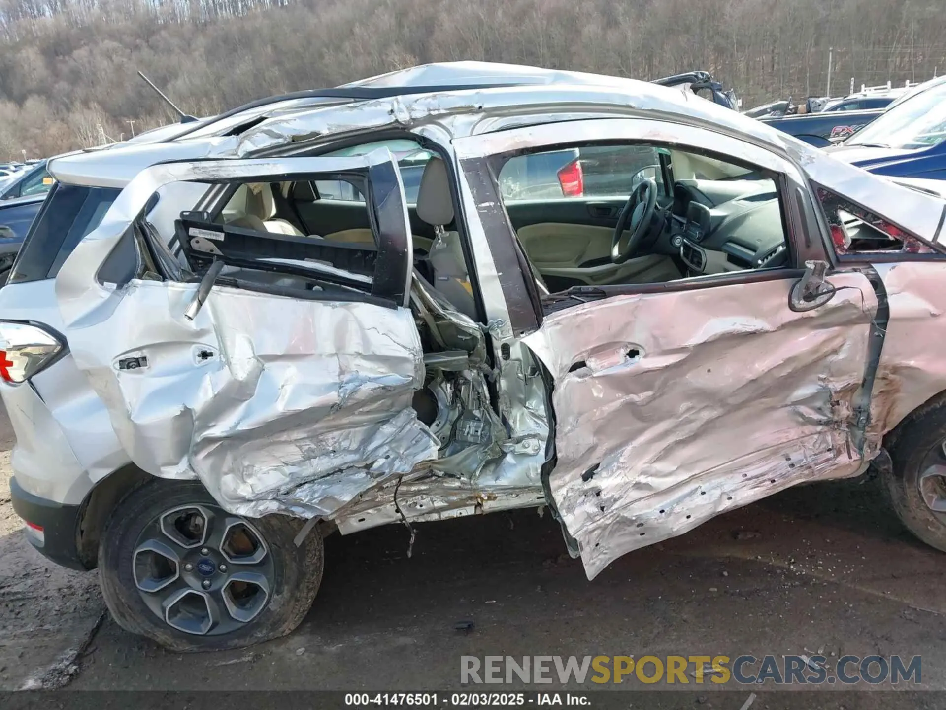 6 fotografías del automóvil dañado MAJ6S3FL0KC264995 FORD ECOSPORT 2019