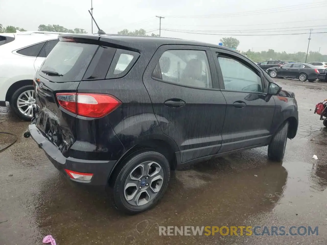3 fotografías del automóvil dañado MAJ6S3FL1KC308874 FORD ECOSPORT 2019