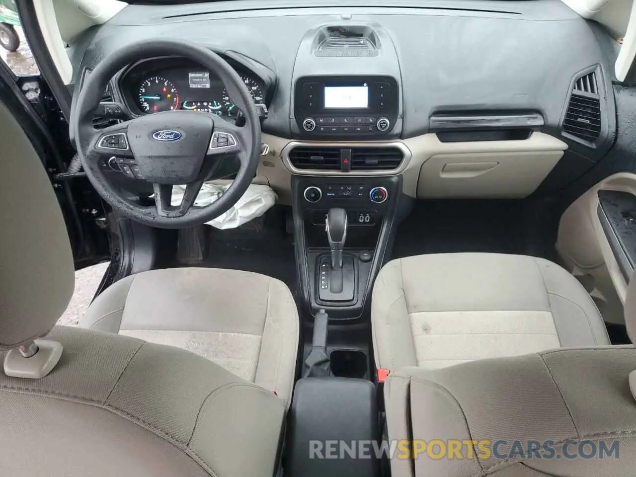 8 fotografías del automóvil dañado MAJ6S3FL1KC308874 FORD ECOSPORT 2019
