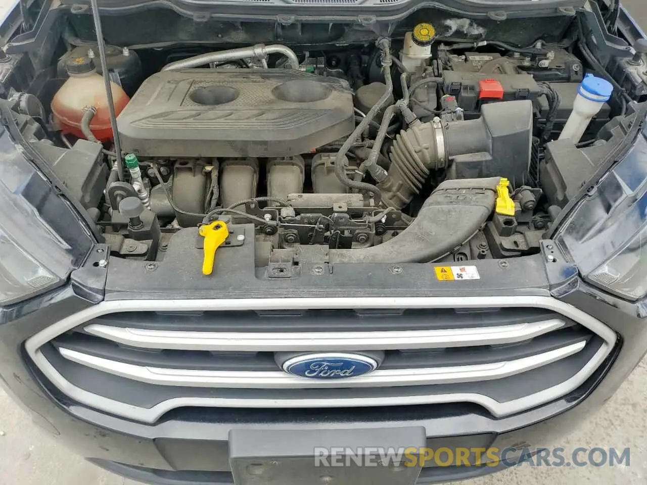 12 fotografías del automóvil dañado MAJ6S3GL0KC259858 FORD ECOSPORT 2019