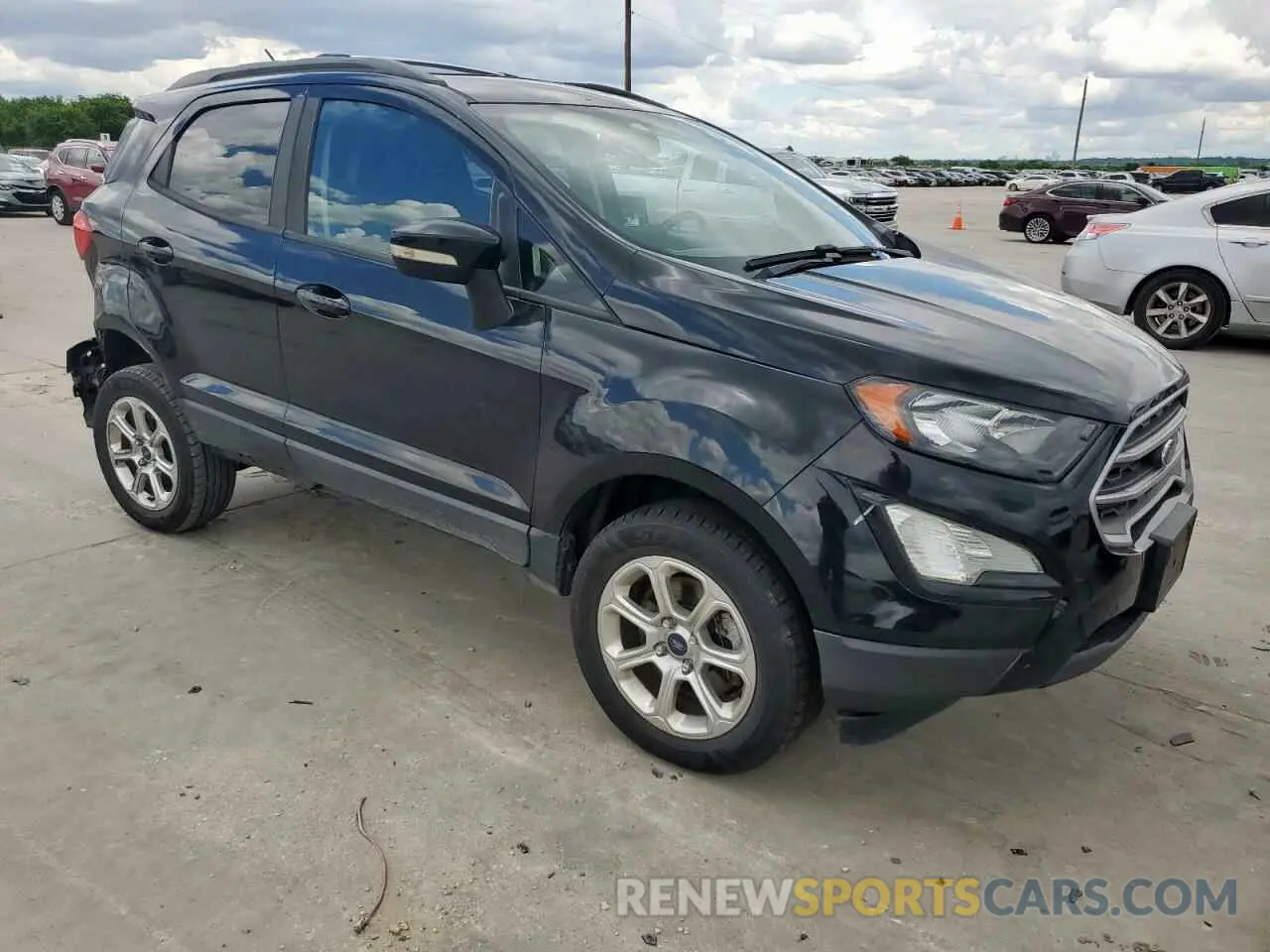 4 fotografías del automóvil dañado MAJ6S3GL0KC259858 FORD ECOSPORT 2019