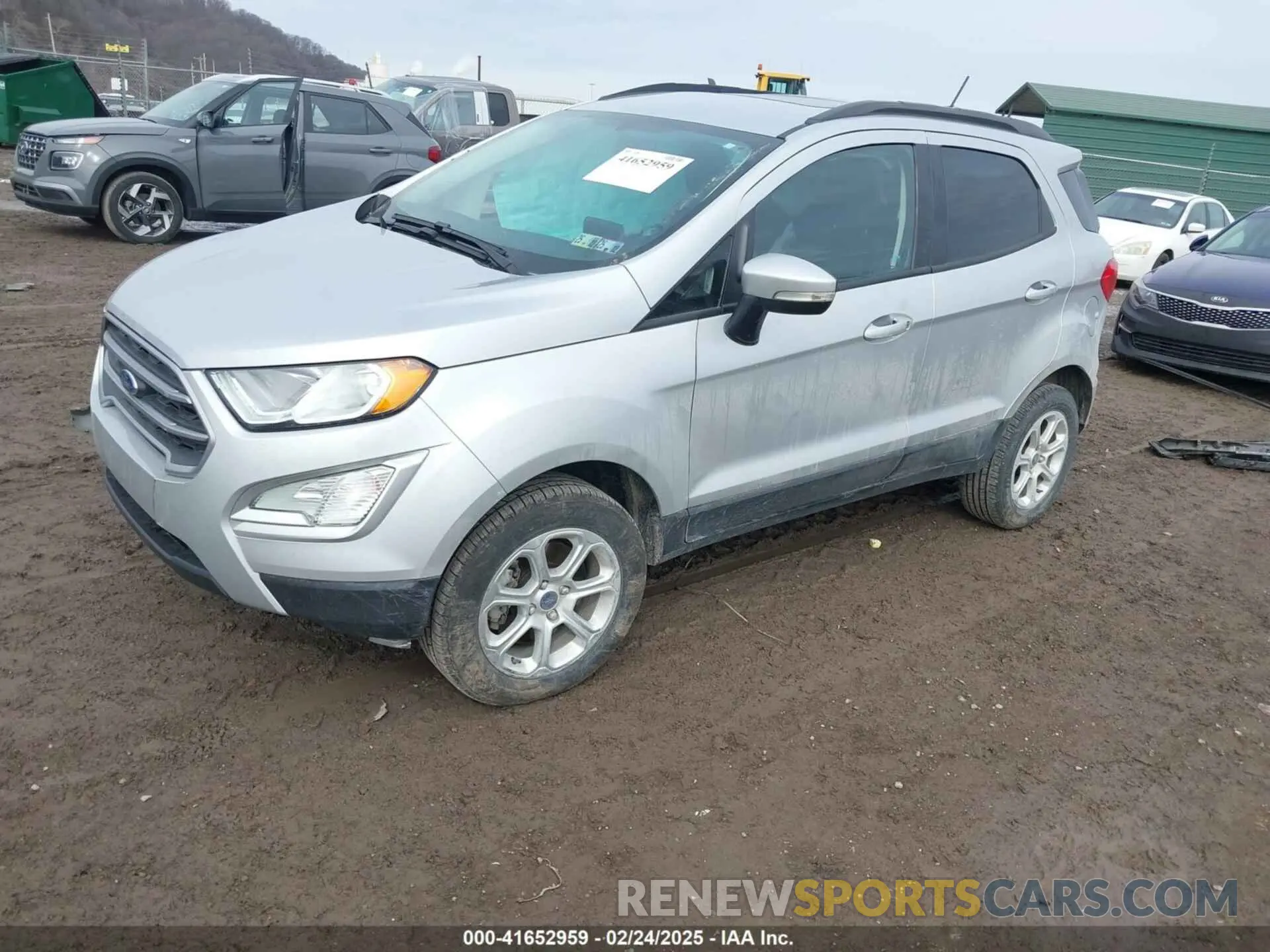 2 fotografías del automóvil dañado MAJ6S3GL0KC266941 FORD ECOSPORT 2019