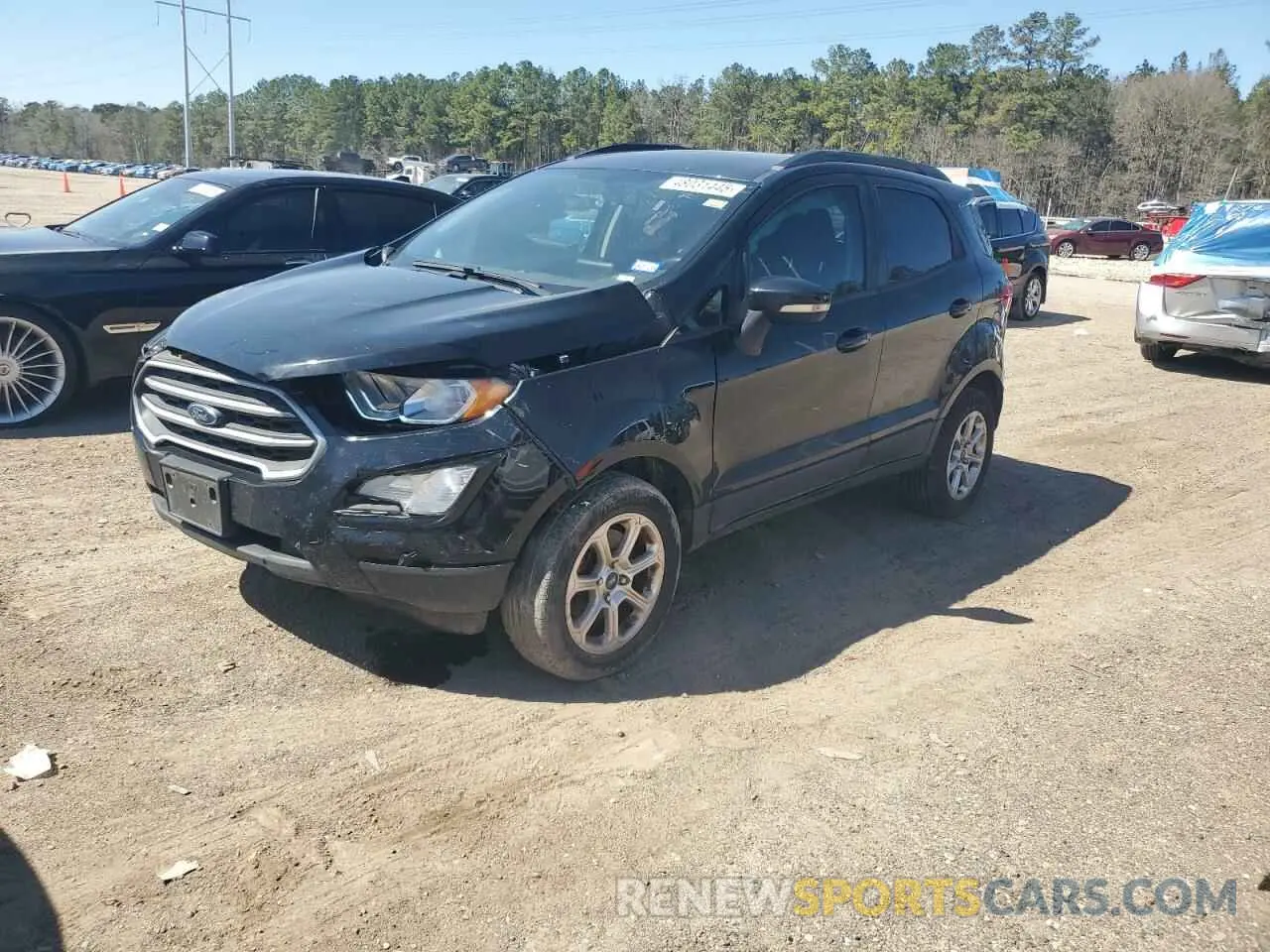 1 fotografías del automóvil dañado MAJ6S3GL0KC286848 FORD ECOSPORT 2019