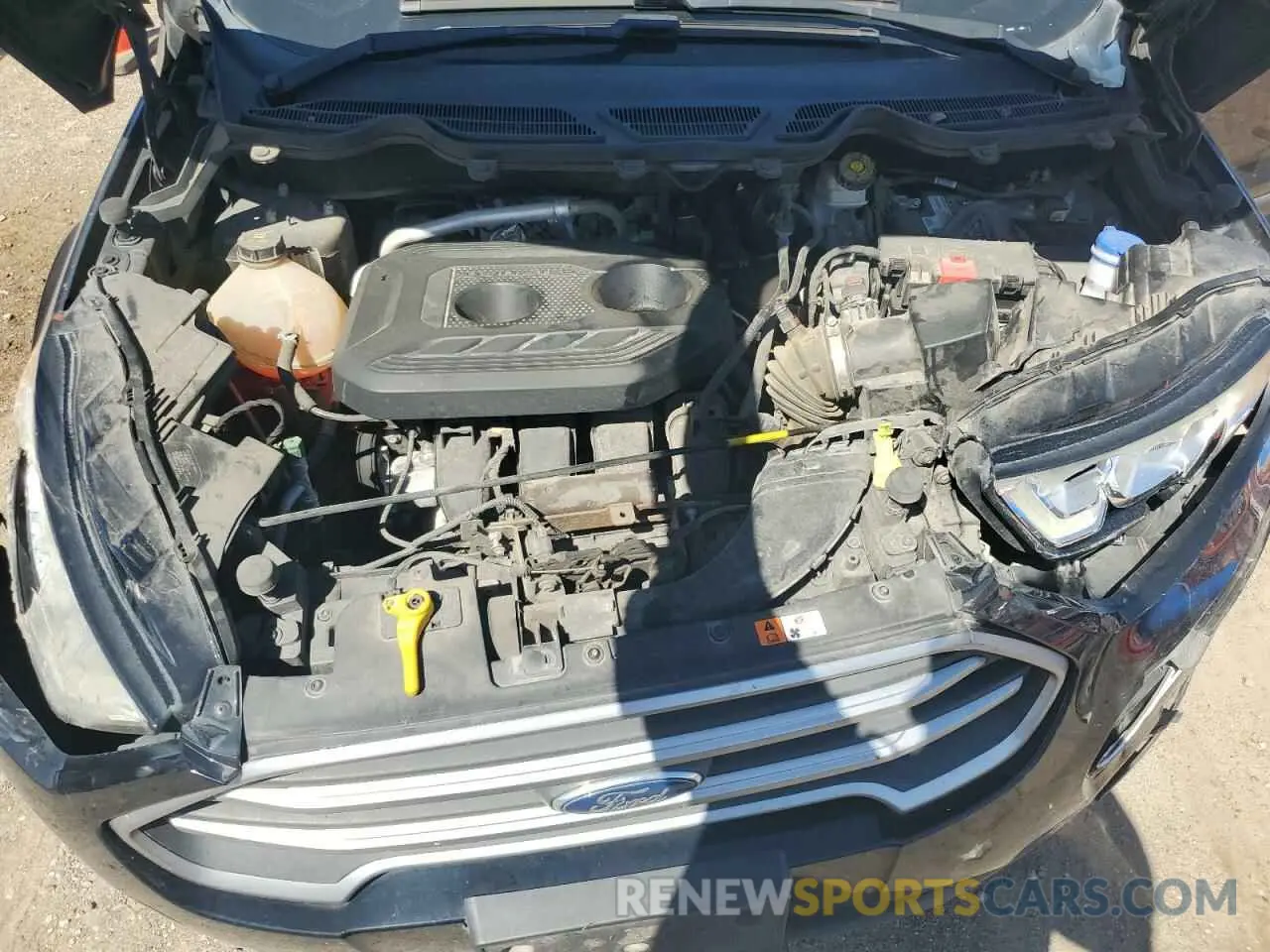 13 fotografías del automóvil dañado MAJ6S3GL0KC286848 FORD ECOSPORT 2019