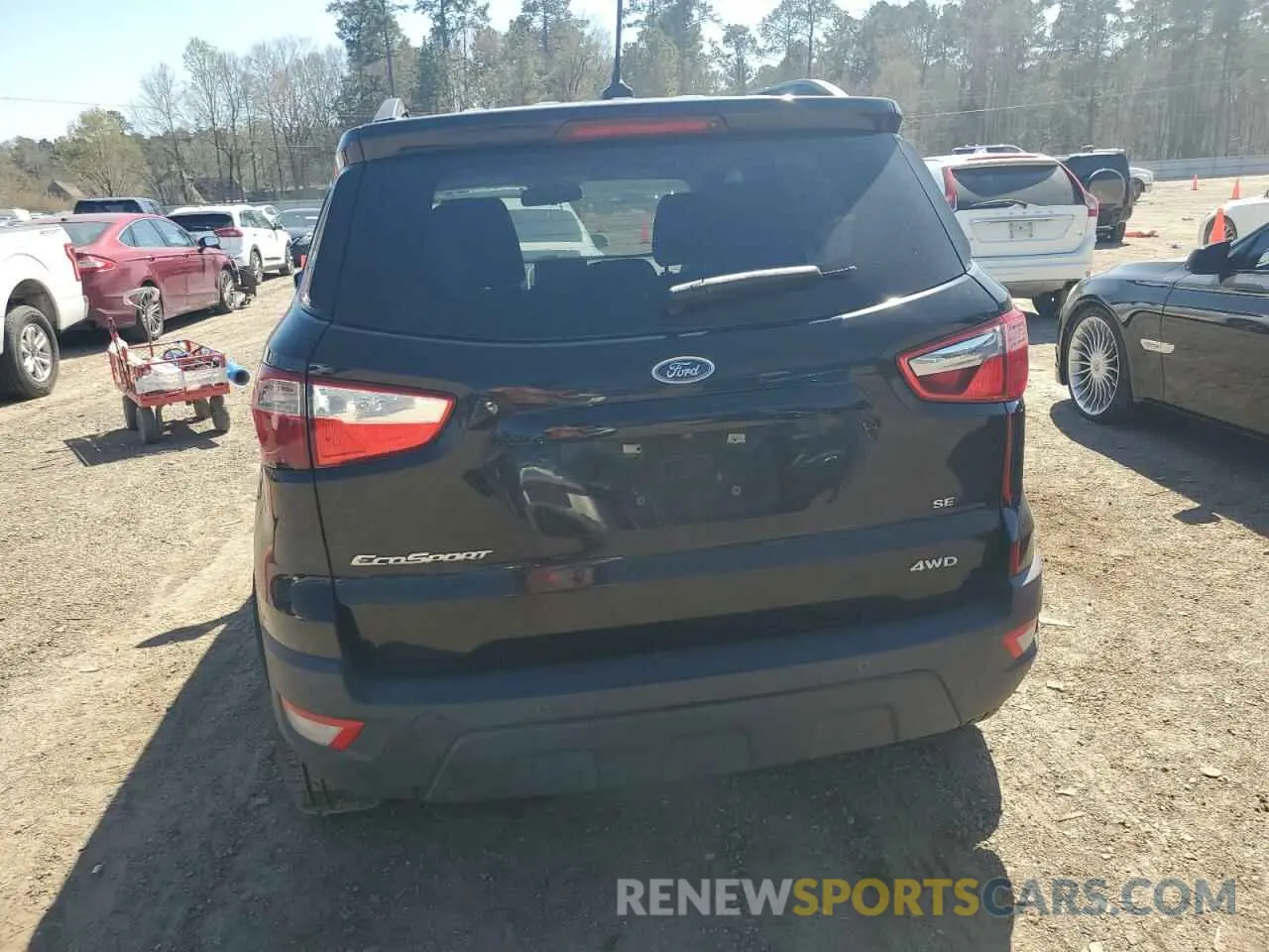 6 fotografías del automóvil dañado MAJ6S3GL0KC286848 FORD ECOSPORT 2019