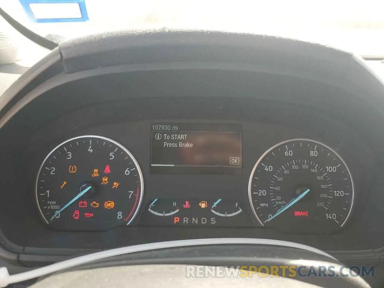 9 fotografías del automóvil dañado MAJ6S3GL0KC286848 FORD ECOSPORT 2019