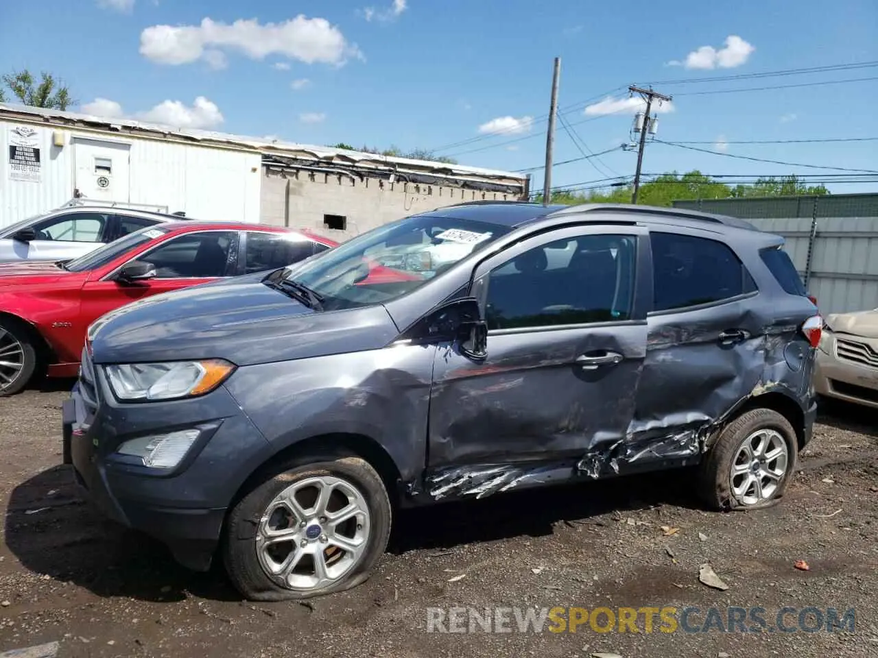 1 fotografías del automóvil dañado MAJ6S3GL1KC250473 FORD ECOSPORT 2019
