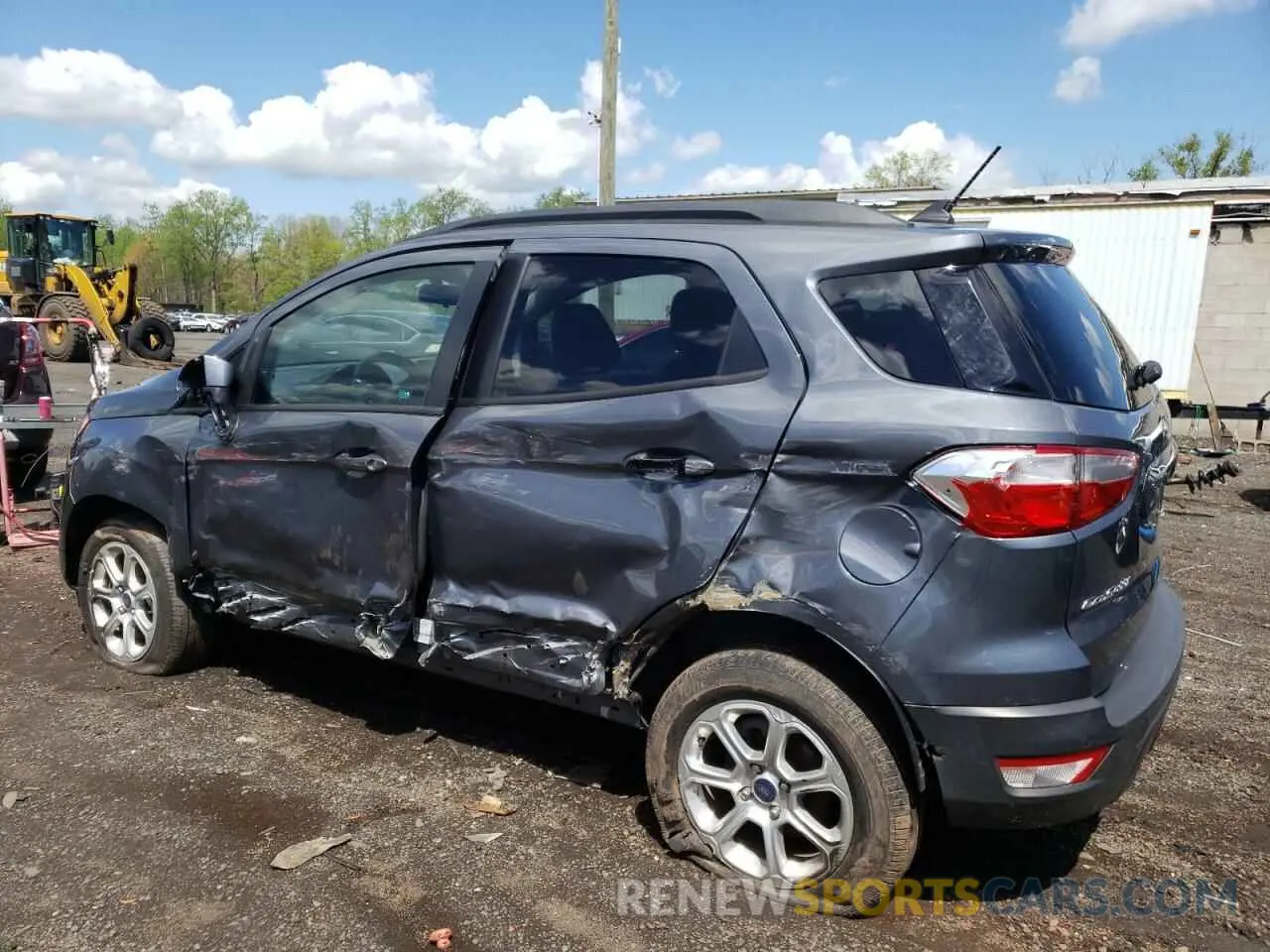 2 fotografías del automóvil dañado MAJ6S3GL1KC250473 FORD ECOSPORT 2019