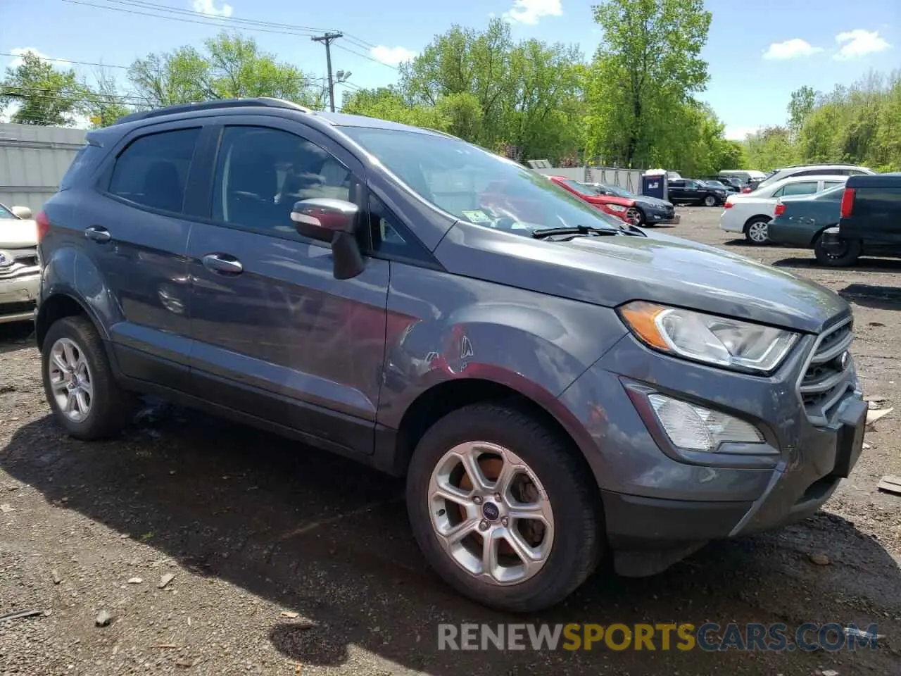 4 fotografías del automóvil dañado MAJ6S3GL1KC250473 FORD ECOSPORT 2019