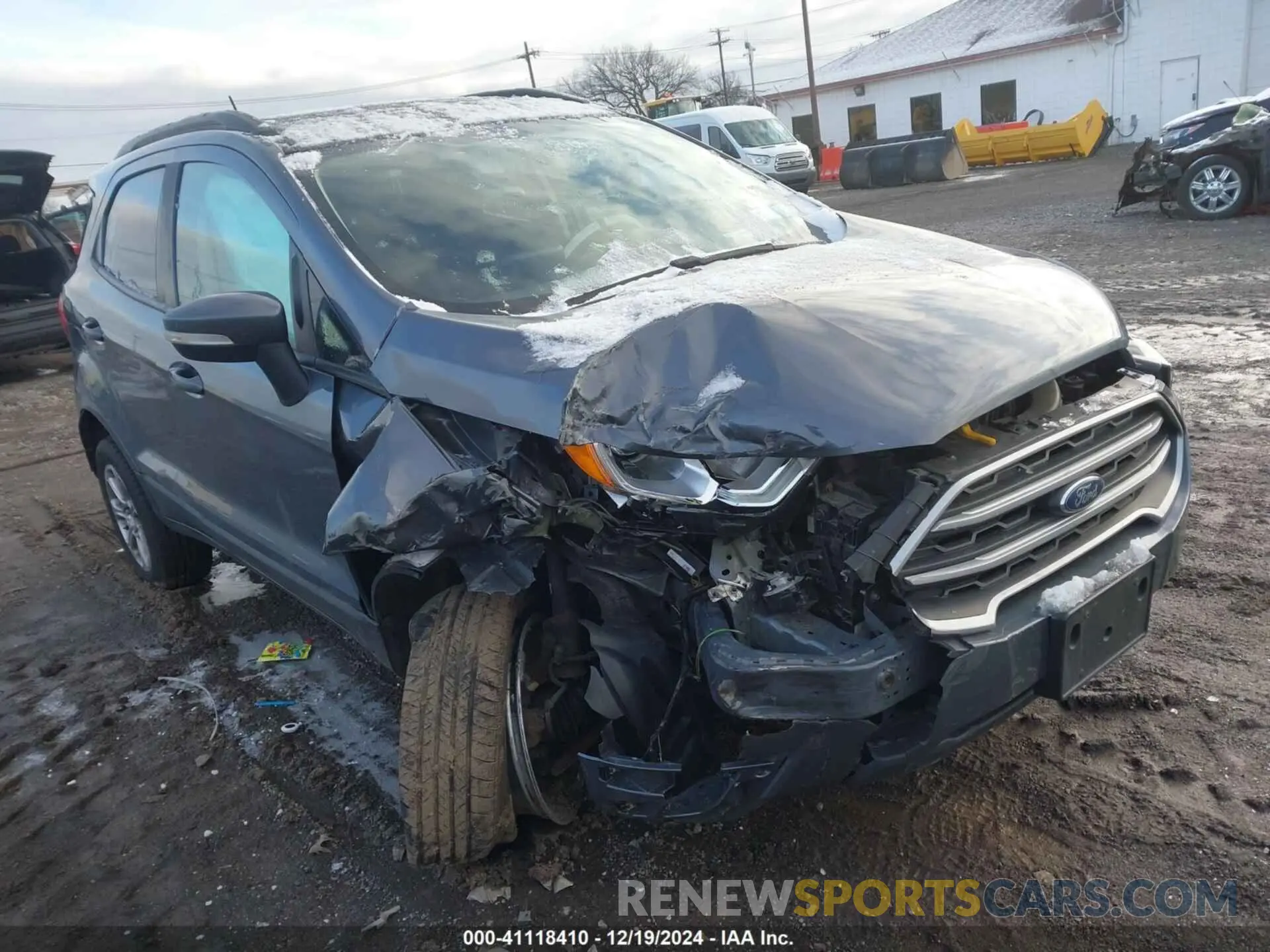 1 fotografías del automóvil dañado MAJ6S3GL1KC250540 FORD ECOSPORT 2019