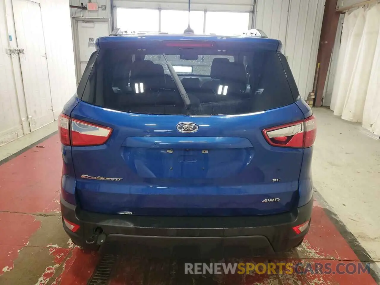 6 fotografías del automóvil dañado MAJ6S3GL1KC267015 FORD ECOSPORT 2019