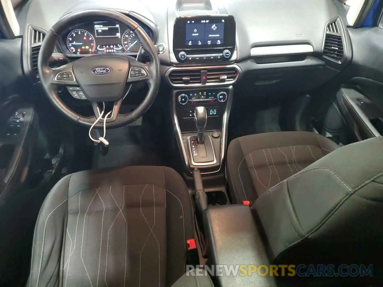 8 fotografías del automóvil dañado MAJ6S3GL1KC267015 FORD ECOSPORT 2019