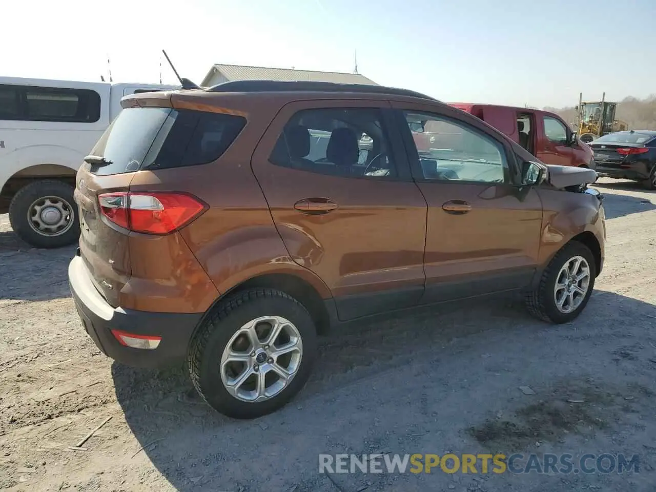 3 fotografías del automóvil dañado MAJ6S3GL1KC279052 FORD ECOSPORT 2019
