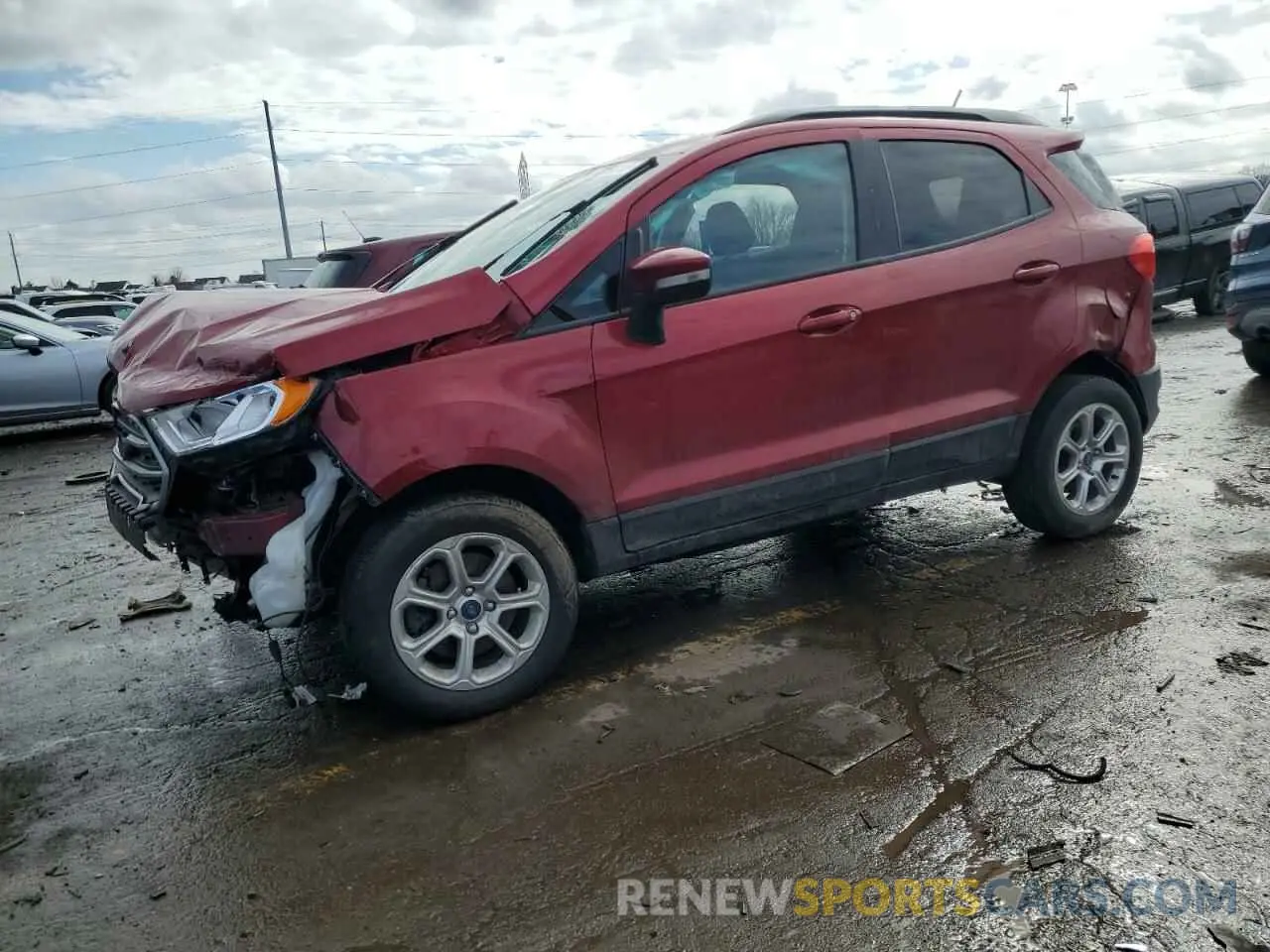 1 fotografías del automóvil dañado MAJ6S3GL2KC257335 FORD ECOSPORT 2019