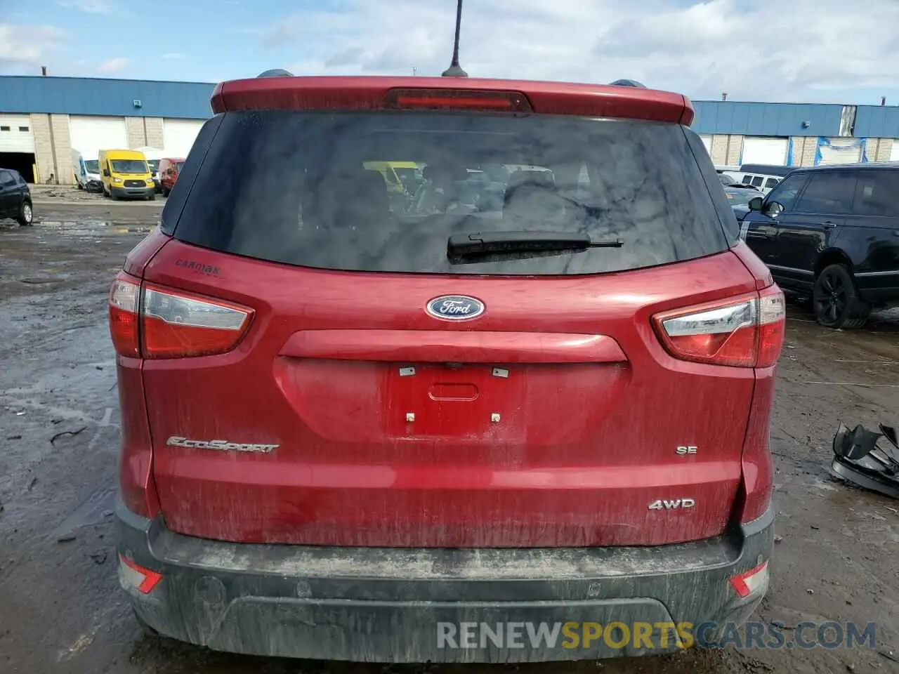 6 fotografías del automóvil dañado MAJ6S3GL2KC257335 FORD ECOSPORT 2019