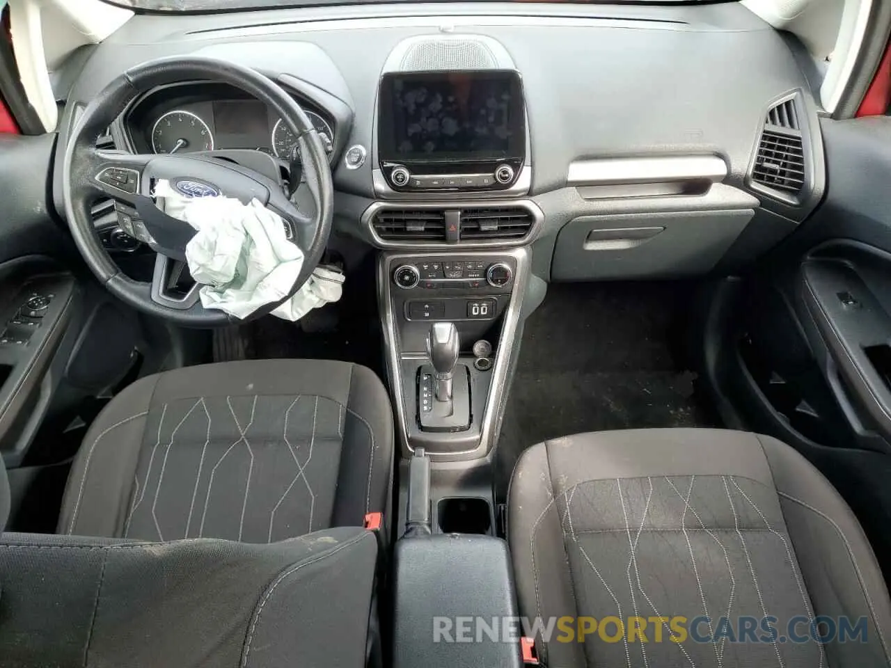 8 fotografías del automóvil dañado MAJ6S3GL2KC257335 FORD ECOSPORT 2019