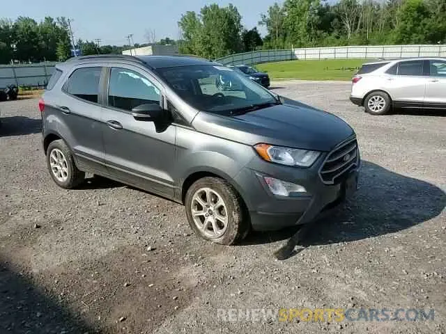 12 fotografías del automóvil dañado MAJ6S3GL2KC268478 FORD ECOSPORT 2019