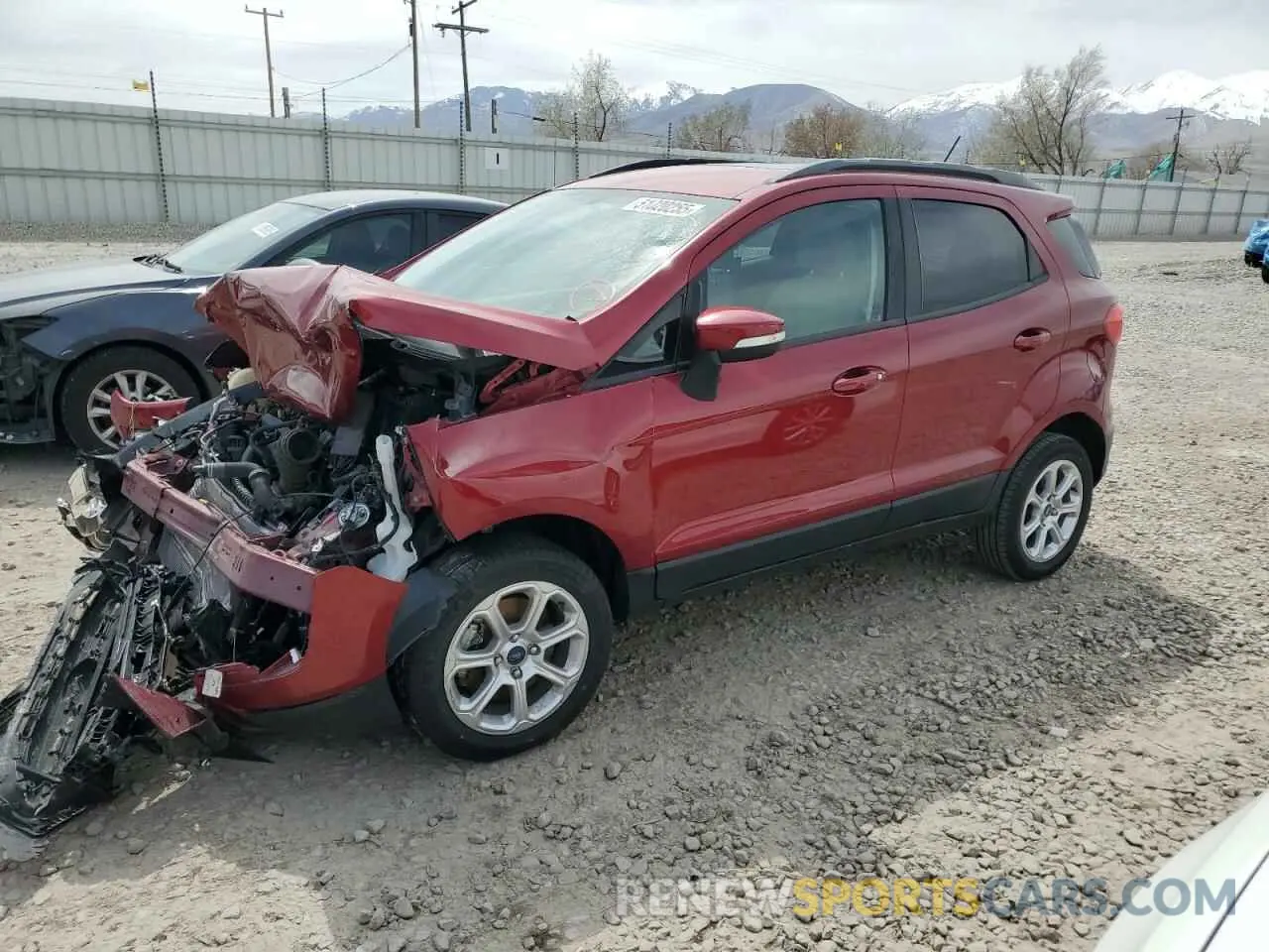 1 fotografías del automóvil dañado MAJ6S3GL2KC290660 FORD ECOSPORT 2019