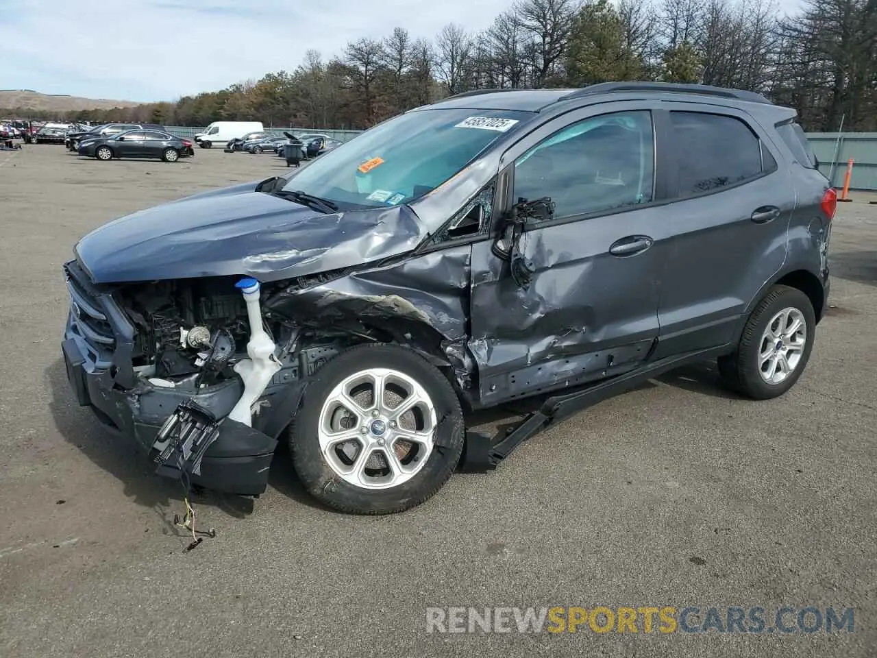 1 fotografías del automóvil dañado MAJ6S3GL3KC252032 FORD ECOSPORT 2019