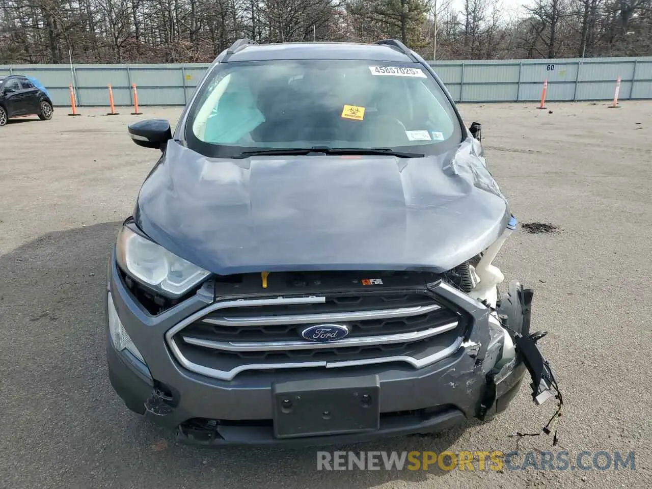 5 fotografías del automóvil dañado MAJ6S3GL3KC252032 FORD ECOSPORT 2019