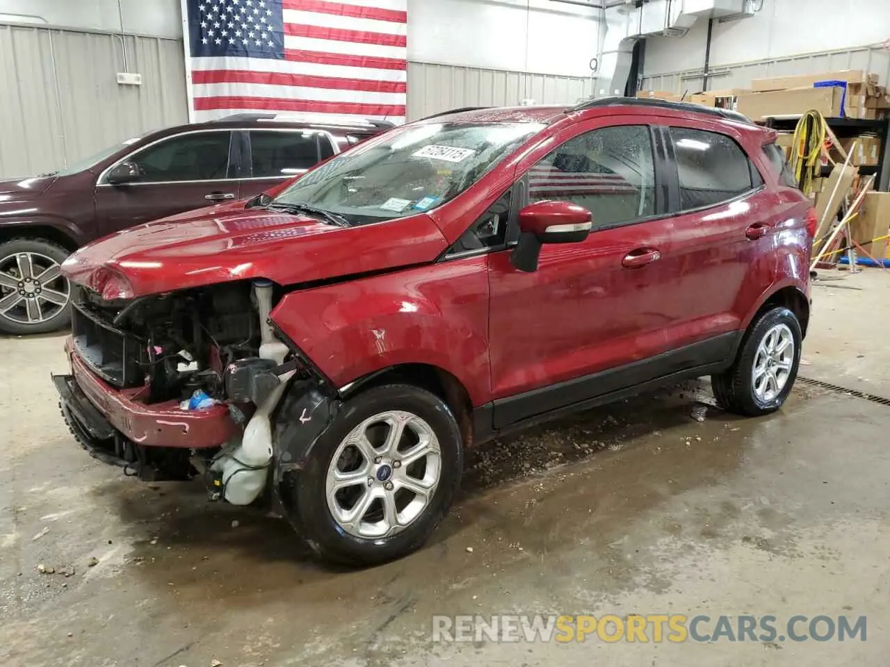 1 fotografías del automóvil dañado MAJ6S3GL3KC298248 FORD ECOSPORT 2019