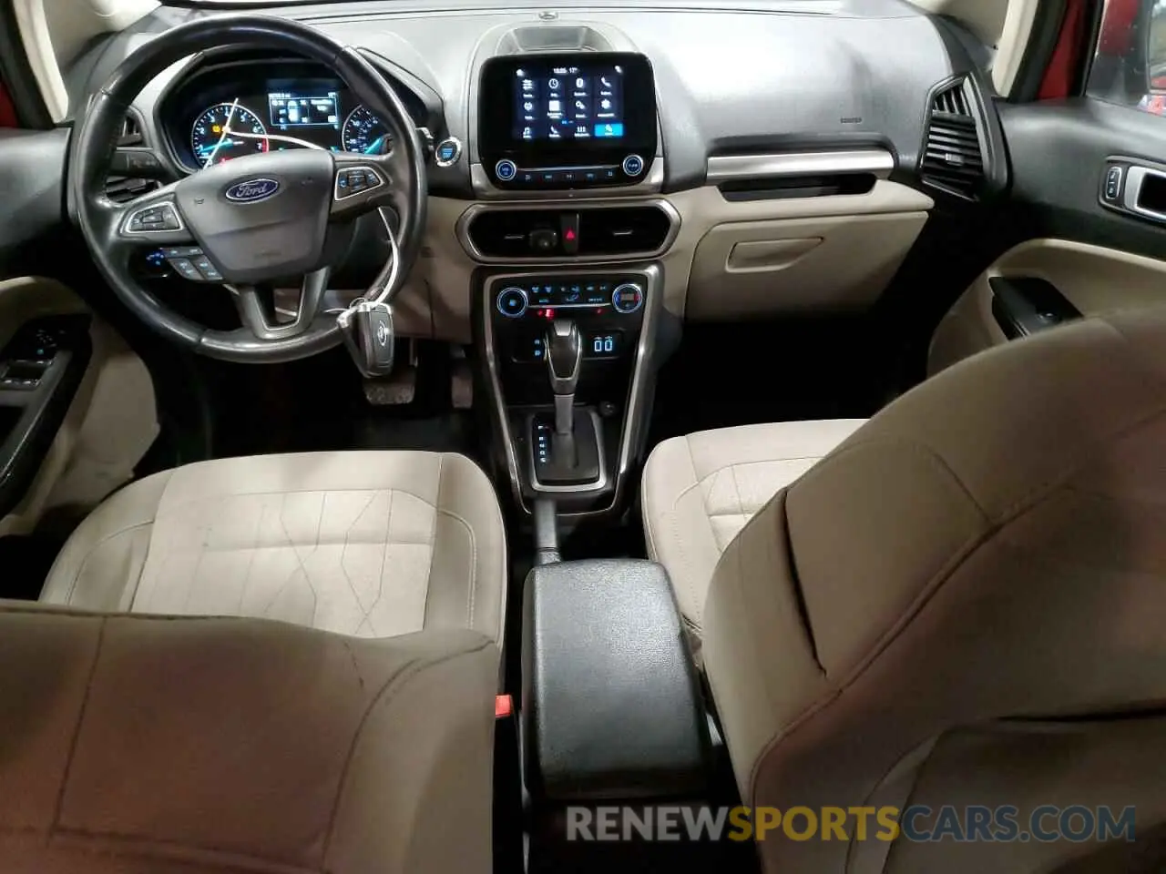 8 fotografías del automóvil dañado MAJ6S3GL3KC298248 FORD ECOSPORT 2019