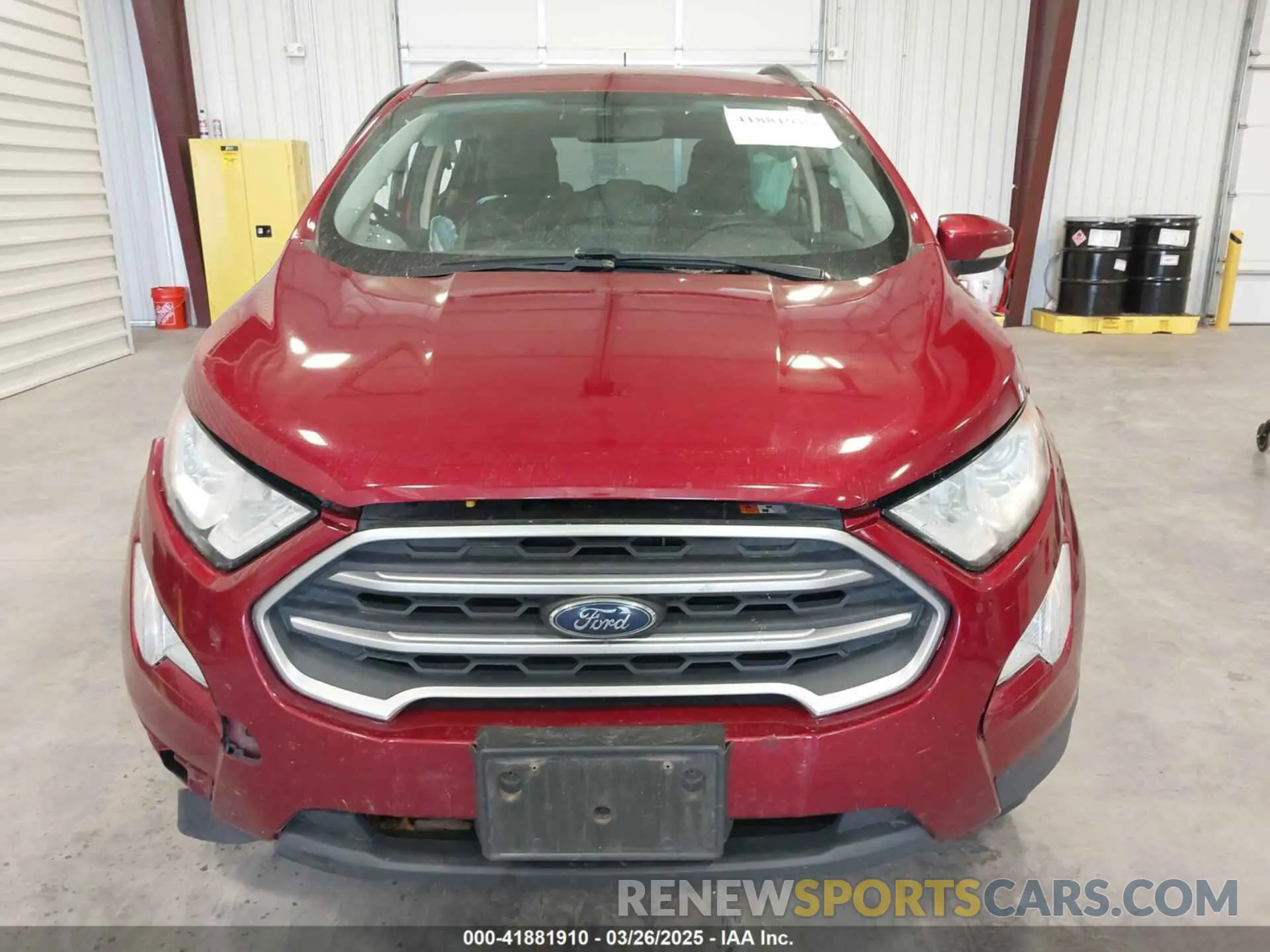 13 fotografías del automóvil dañado MAJ6S3GL3KC302637 FORD ECOSPORT 2019