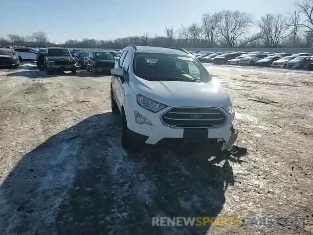 14 fotografías del automóvil dañado MAJ6S3GL4KC289865 FORD ECOSPORT 2019