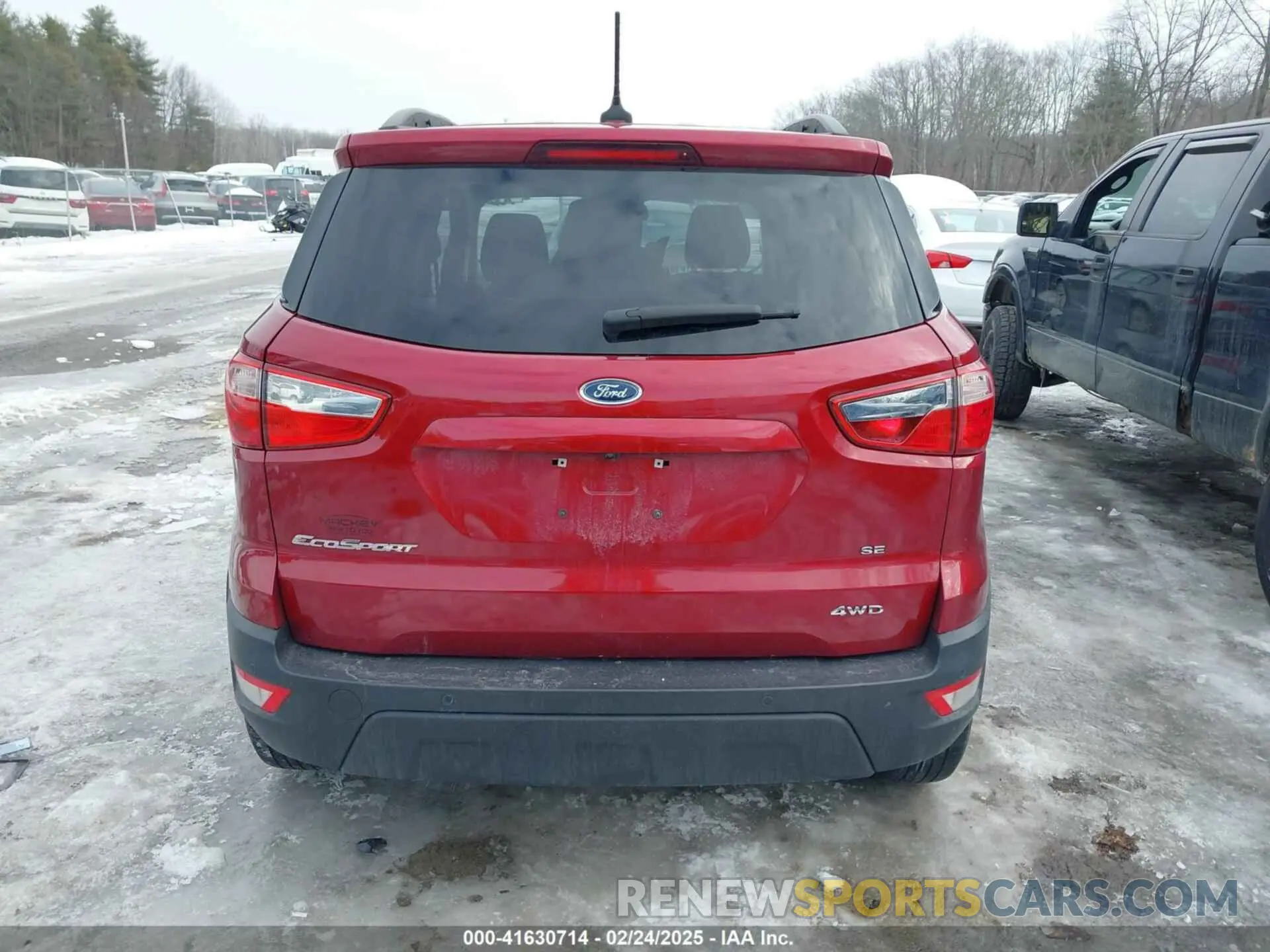 16 fotografías del automóvil dañado MAJ6S3GL4KC296248 FORD ECOSPORT 2019