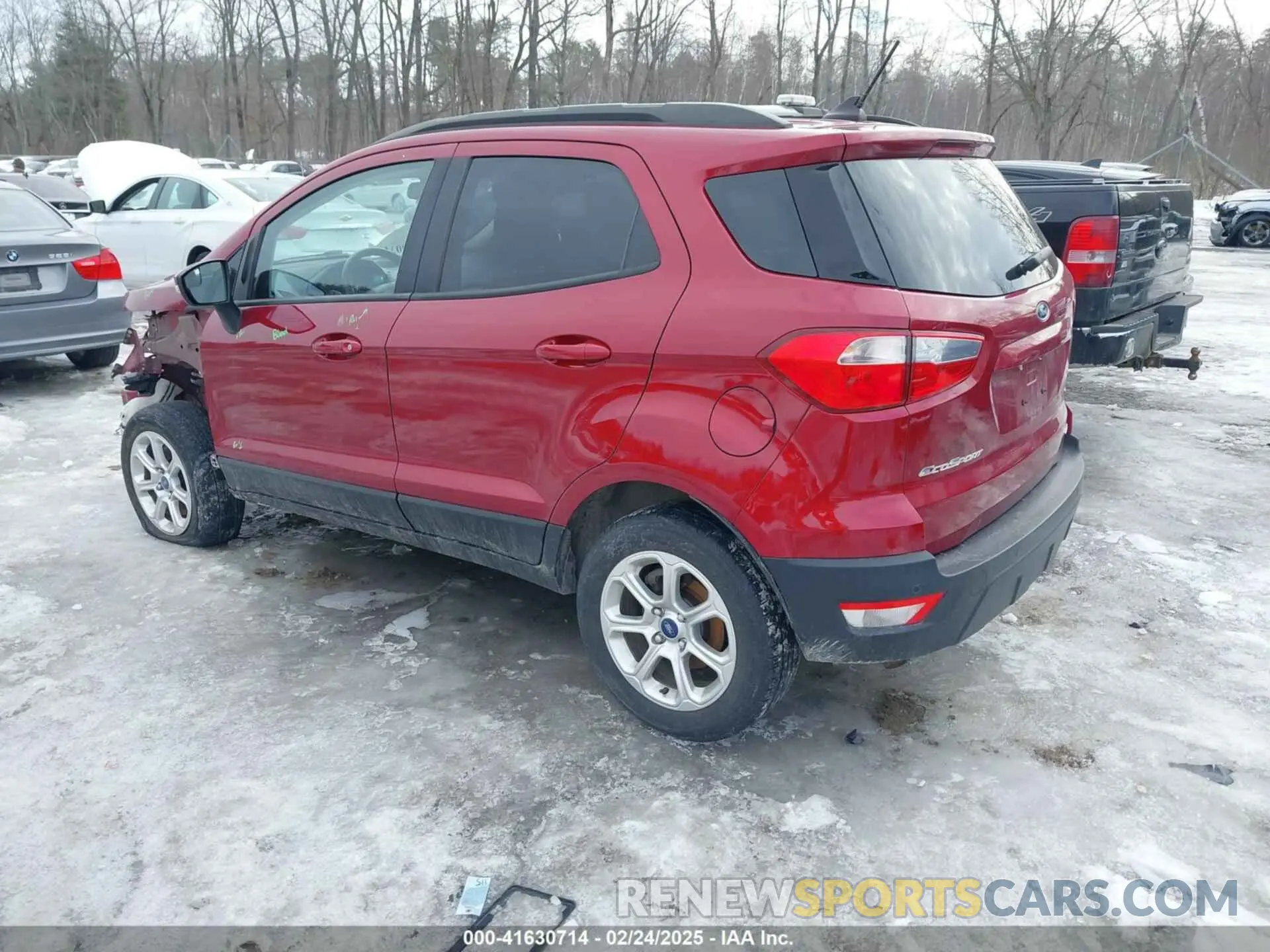 3 fotografías del automóvil dañado MAJ6S3GL4KC296248 FORD ECOSPORT 2019