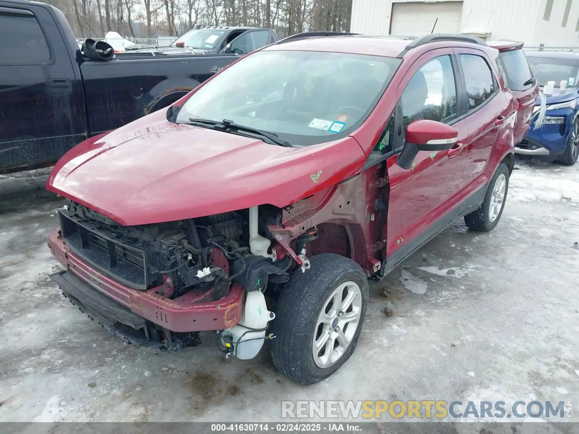 6 fotografías del automóvil dañado MAJ6S3GL4KC296248 FORD ECOSPORT 2019